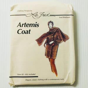 Artemis Coat 2004 Sewing Pattern Clothing Designs by La Fred Size XS-XXL Uncut 1998