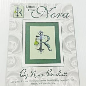 Nora Corbett Cross Stitch Pattern Leaflet Fairy Letters Alphabet Series Letter R