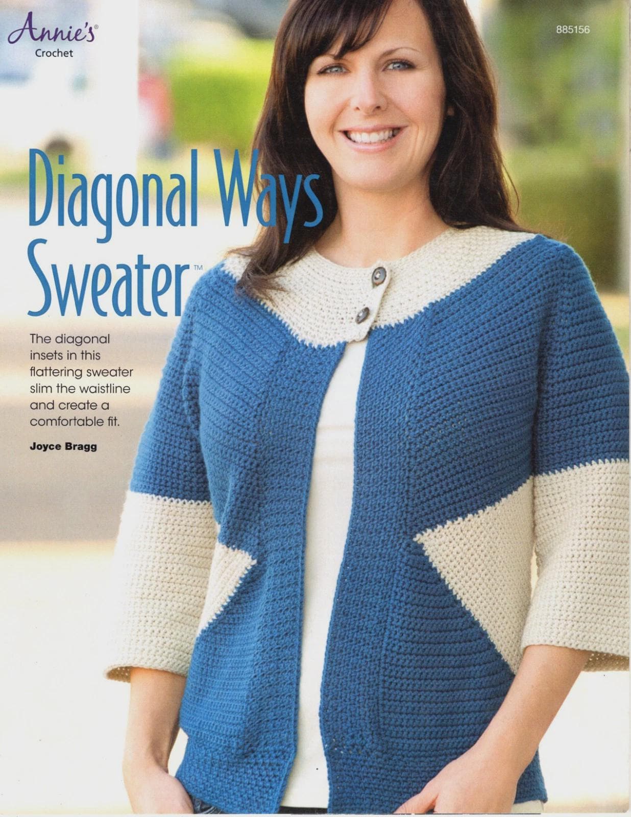 30 Annie’s Attic Crochet Patterns to Explore for Gifts, Decor, and Vintage Charm 27 Diagonal Ways Sweater