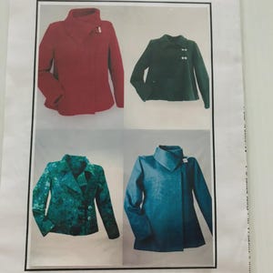Step Ahead Soft Wear Jacket Sewing Pattern Size 8-24 CNT Pattern Company Uncut