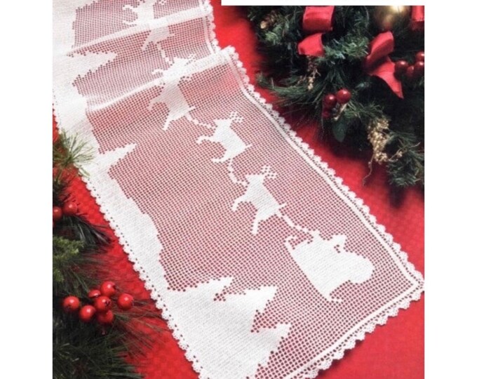 Fairy Garden Filet Crochet Pattern Pdf Etsy