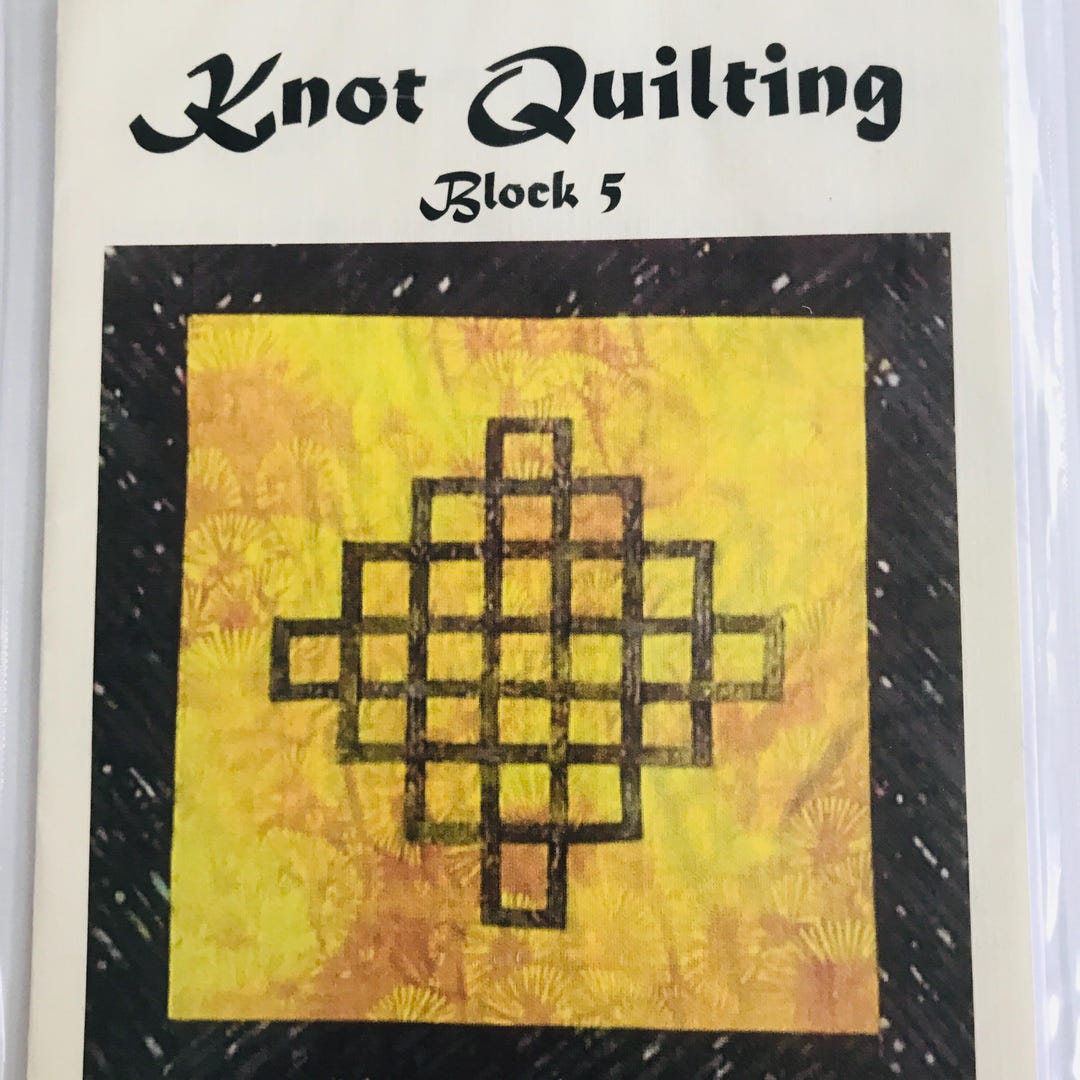 Knot Quilting Sewing Pattern Block Number5 by Fasturn 14