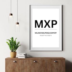 Milan Malpensa Airport Print