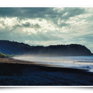 Costa Rica Coastal Wall Art, Photographic Ocean Print on Archival Paper, Taken on the Beach in Jaco