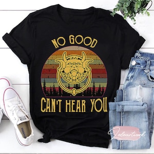Labyrinth No Good Can&#39;t Hear You Vintage Retro T-Shirt, Labyrinth Shirt, Funny Ello Worm Shirt, Labyrinth Ello Worm Shirt