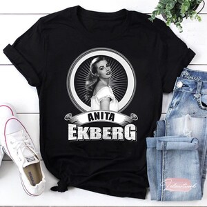 90s Actress Vintage Anita Ekberg T-Shirt, Anita Ekberg Shirt, La Dolce Vita Shirt, Vintage Movie Shirt, Movie Star Shirt
