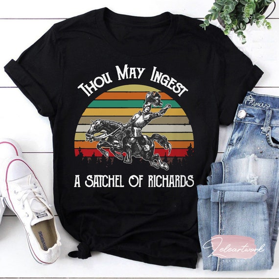 Thou May Ingest A Satchel Of Richards - Vintage Style Thou May Ingest A Satchel Of Richards - Vintage Style