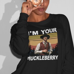 Cool Doc Holliday I'm Your Huckleberry Sunset Vintage T-shirt, Doc ...