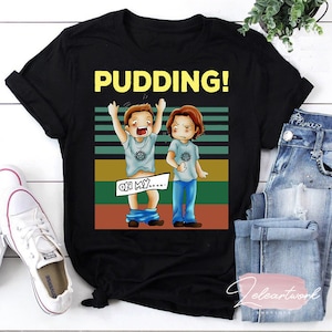 Pudding Dean & Sam Winchester Oh My Funny TV Series Vintage T-Shirt, Supernatural Winchesters Shirt, Winchester Brothers Shirt