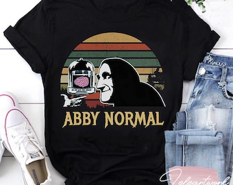 Camiseta retro vintage de Abby Normal, camiseta de Igor Young Frankenstein, camiseta con frase de película, camiseta de Halloween