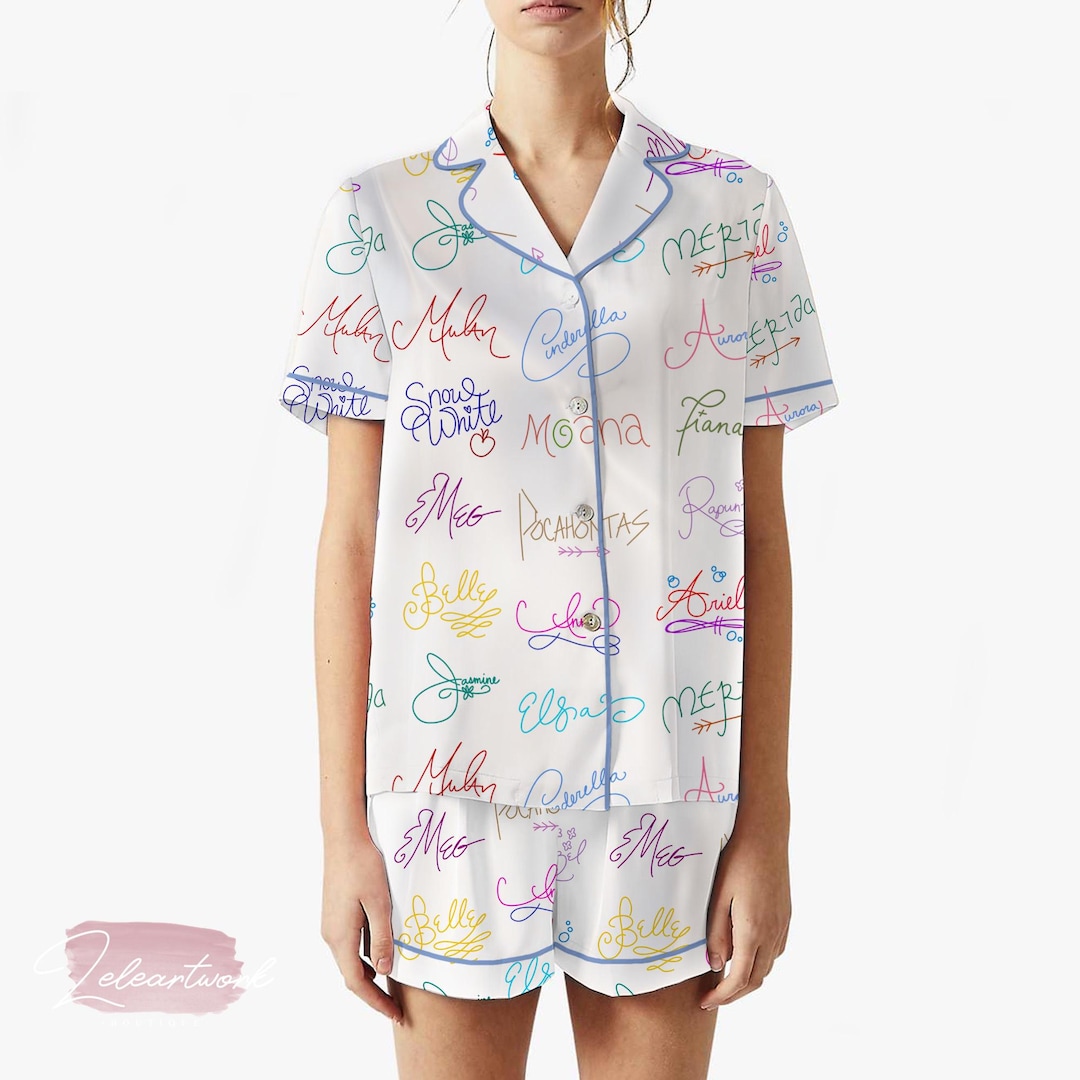 Disney - りょうこページですm(__)m ① シンバ  キャミソール Princess Autographs Set | Silky Satin Pajama Set for Women