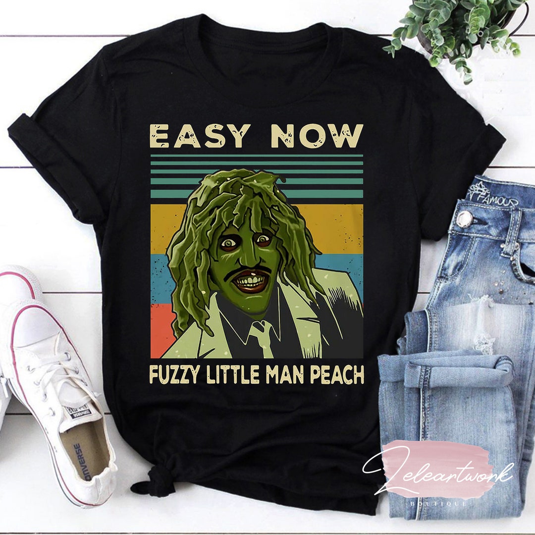 Old Gregg Easy Now Fuzzy Little Man Peach the Mighty Boosh Vintage T