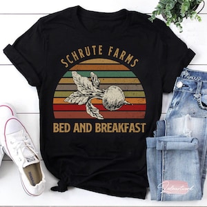 Schrute Farms Bed And Breakfast Vintage Beet Dwight T-Shirt, Schrute Farms Shirt, Dwight Schrute Shirt, The Office Shirt, TV Show Shirt