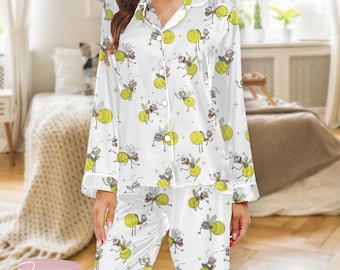 Conjunto de pijama Firefly de dois lados – Roupa de dormir inspirada em Glow Bug