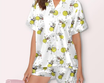 Conjunto de pijama Firefly de dois lados – Roupa de dormir inspirada em Glow Bug