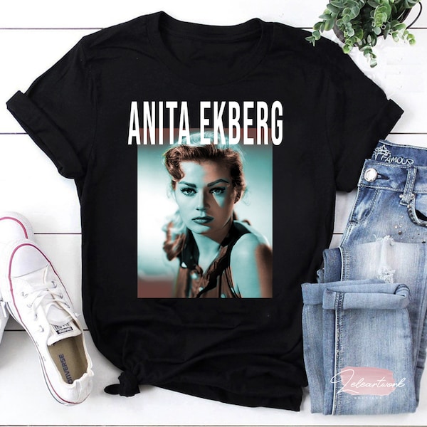Anita Ekberg From La Dolce Vita T-Shirt, Anita Ekberg Shirt, La Dolce Vita Shirt, Vintage Movie Shirt, Movie Star Shirt