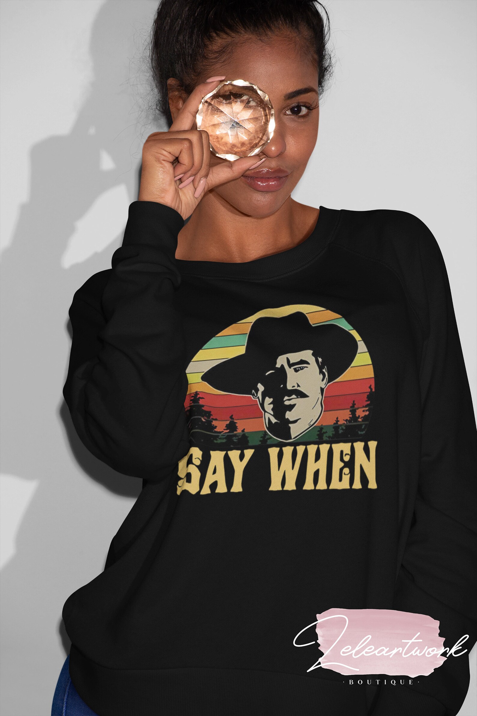 Tombstone Doc Holliday Say When Retro Vintage T-shirt, Doc Holiday ...