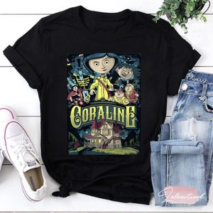 Coraline Best Design For Coraline Movie T-Shirt, Coraline Shirt, Coraline Movie Shirt, Cartoon Shirt