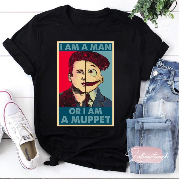 Am I A Man Or Am I A Muppet Vintage T-Shirt, Man Or Muppet Shirt, Muppets Shirt, Funny Muppets Shirt, Jason Segel Shirt
