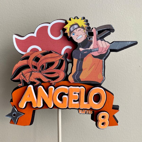 Naruto Cake Topper Etsy Canada