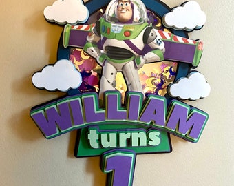 3D Cake Topper | Birthday Gift Idea | BUZZ Lightyear Inspired | Cake Decor