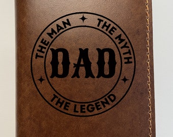 Leather Wallet - The Man The Myth The Legend