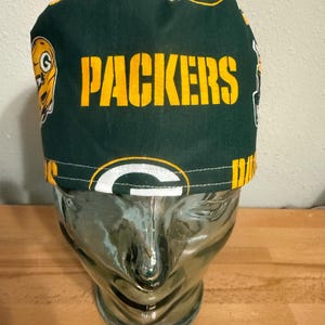 men’s packers football surgical scrub hat