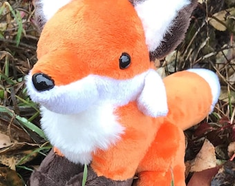Volpe di peluche personalizzabile