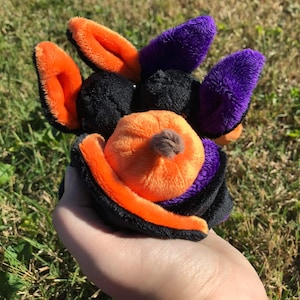 2 Headed Halloween Bat Plush