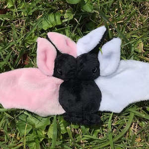 Personalisierbare 2-Köpfige Plüsch-Fledermaus