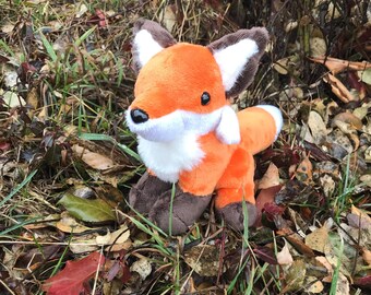 Renard en peluche personnalisable