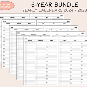 5 year Bundle Printable Yearly - Il 300x300.5738701231 Dz0m 