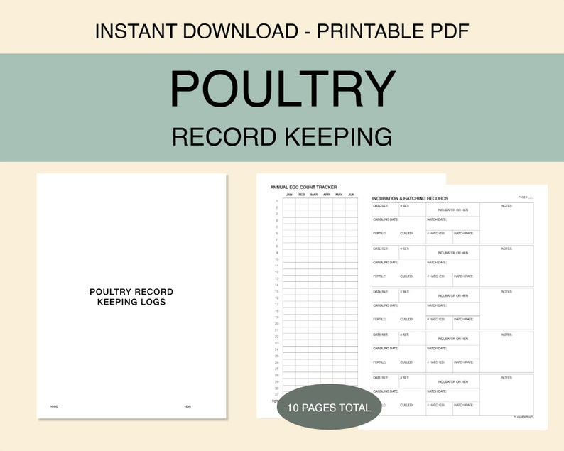 poultry-record-keeping-log-printable-pdf-farm-homestead-etsy-ireland