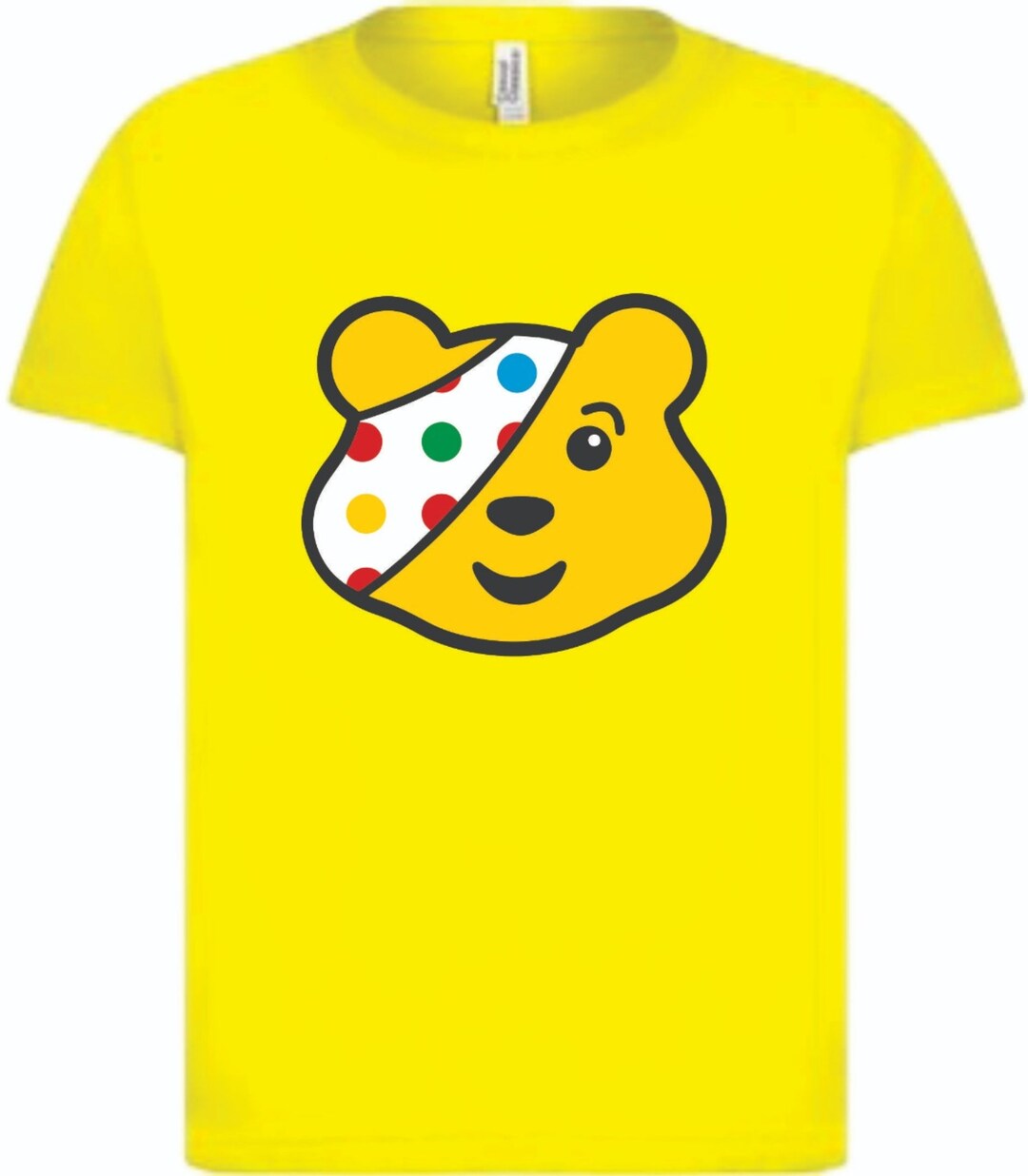 Spotty Day 2022 Pudsey Bear T Shirt Children in Need Mask Top Etsy UK