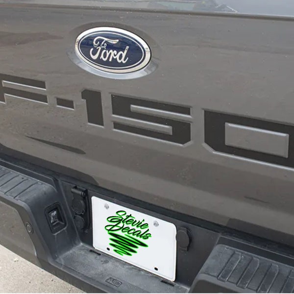 2018, 2019, 2020 F-150 Tailgate Lettering Vinyl Decal Sticker Inserts