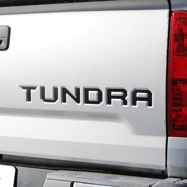 2014-2020 Toyota Tundra Tailgate Lettering Vinyl Decal Sticker Insert