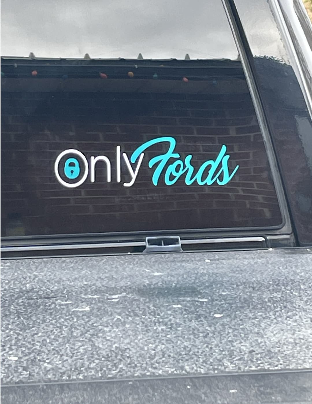 Only Fords Vinyl Decal Sticker - Etsy