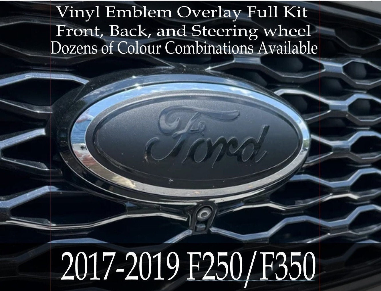 Ford Steering Wheel Emblem Overlay 