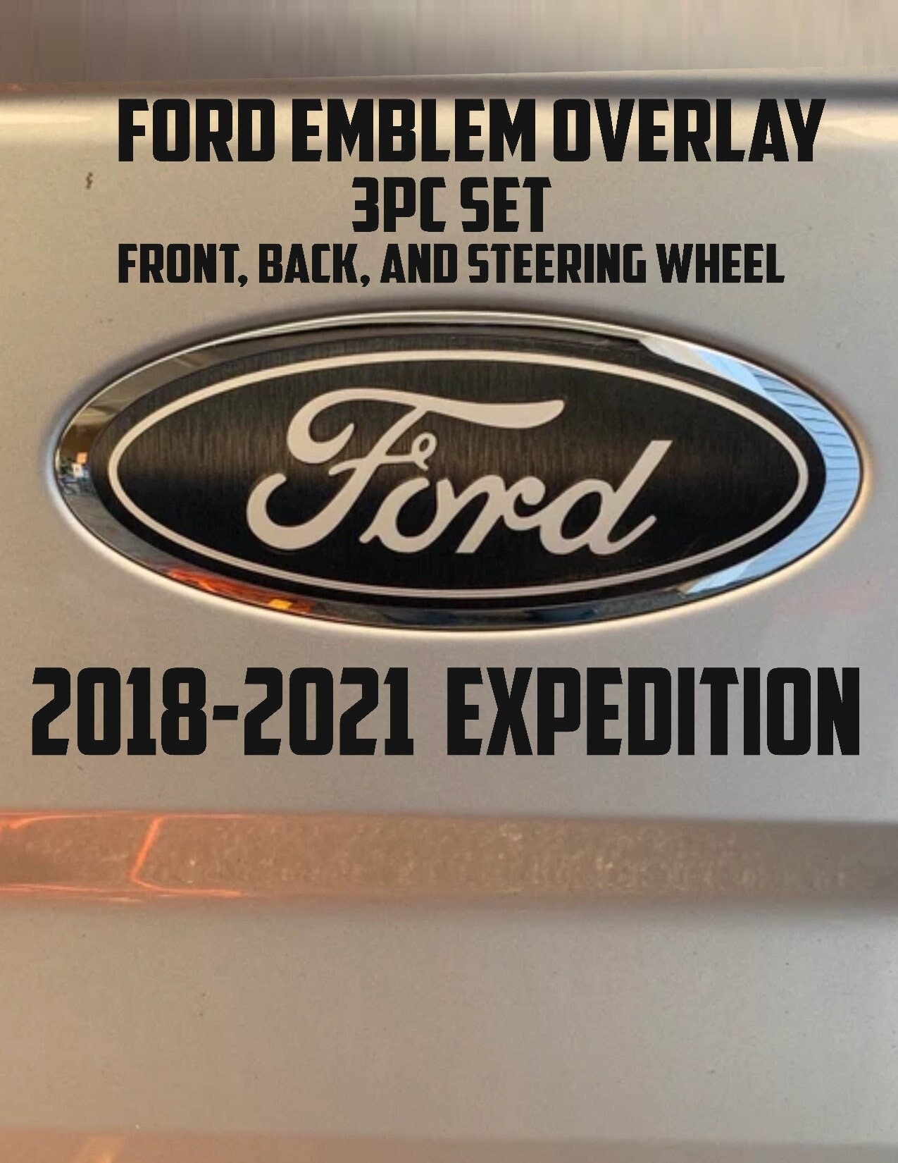 2018-2021 Ford Expedition Emblem Overlays Full Set.... Front - Etsy