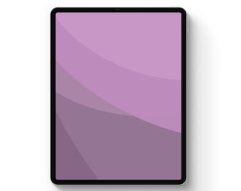 Purple Tones iPad Wallpaper: Abstract Geometric Design (Digital Download)