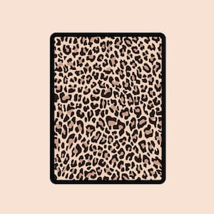 Tapeta na iPada Tan and Brown Leopard, Tło tabletu, Estetyczny Tan Brown, Tapeta Cheetah, Tapeta Animal, Nowoczesny i minimalistyczny design