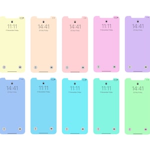 50 Pastel Color iPhone Wallpaper Background, Aesthetic Modern Soft ...