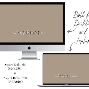 5 Custom Desktop Wallpaper Personalization, Laptop Background ...