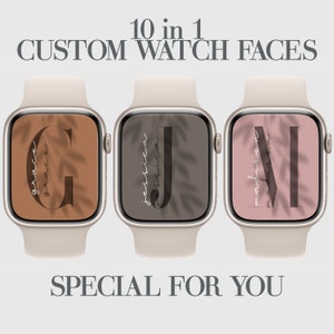 10 Custom Apple Watch Face Wallpaper, Aesthetic Watch Background, Affirmations, Minimalist Watch Modern, Shadows on Fall, Digital Download