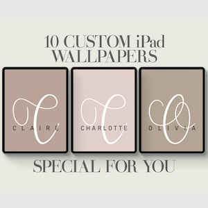 10 iPad Wallpaper Personalization, Custom Tablet Background, Aesthetic Affirmations, Modern, Minimalist Design, Great Custom iPad Wallpapers