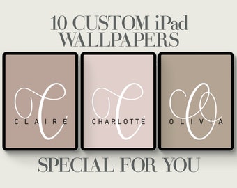10 iPad Wallpaper Personalization, Custom Tablet Background, Aesthetic Affirmations, Modern, Minimalist Design, Great Custom iPad Wallpapers