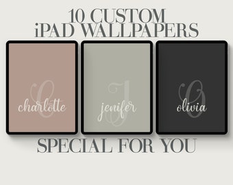 10 iPad Wallpaper Personalization, Custom Tablet Background, Aesthetic Affirmations, Modern, Minimalist Design, Great Custom iPad Wallpapers