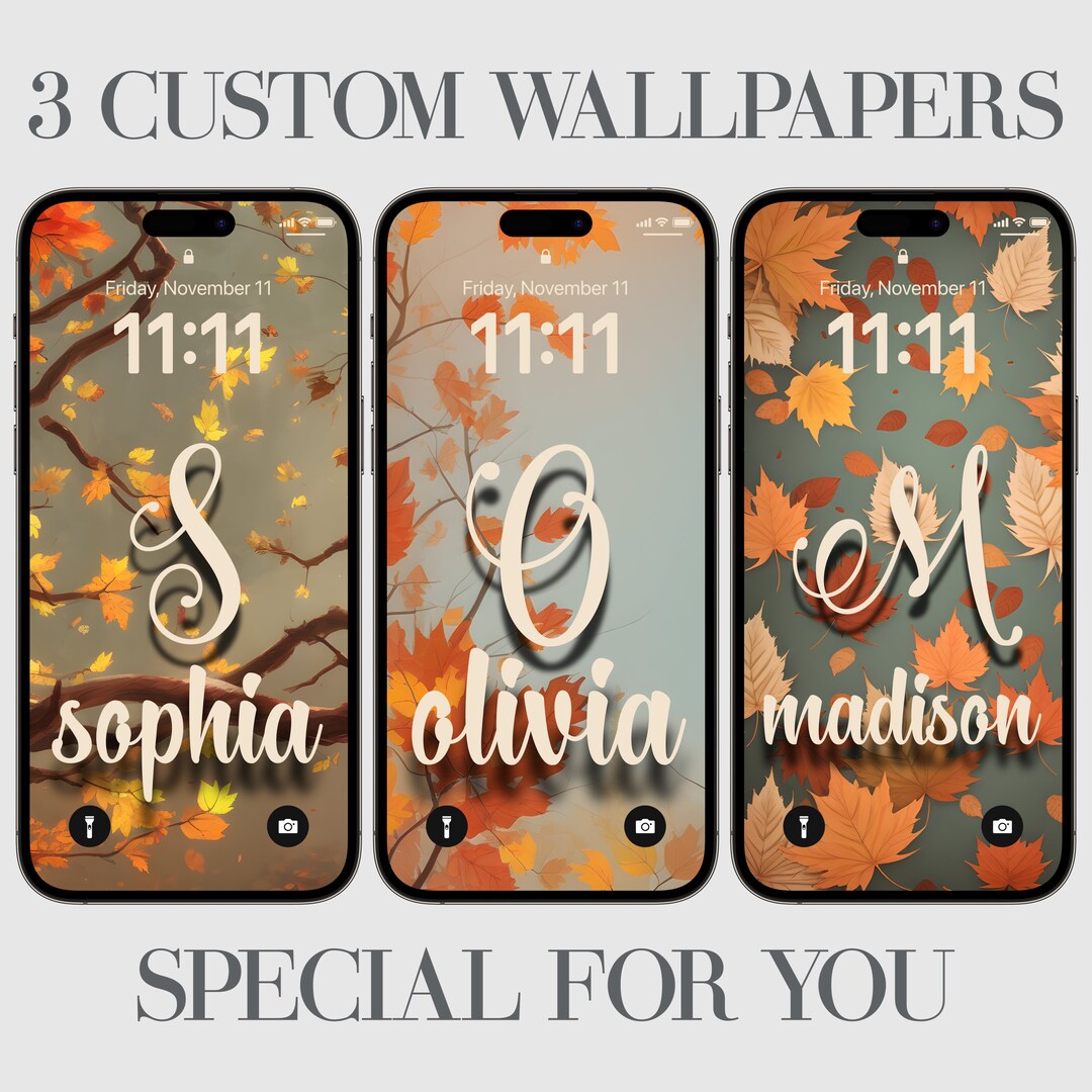 Boho Fall iPhone Wallpaper, Custom Phone Background, Aesthetic