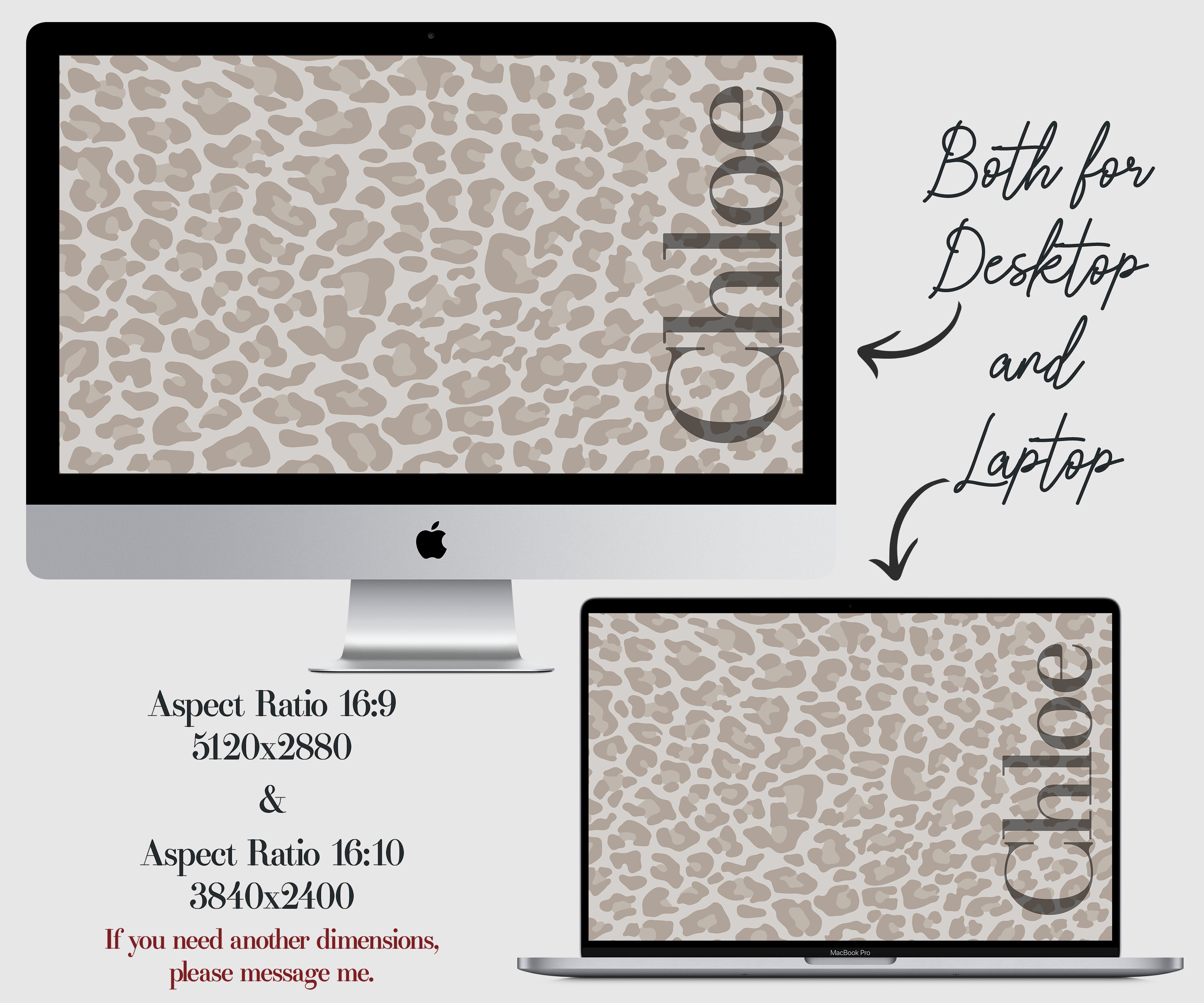 5 Custom Desktop Wallpaper Personalization Laptop Background - Etsy