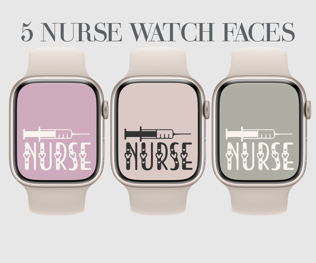 Nurse Apple Watch Faces, Nurse Smartwatch Wallpaper, Nurse Hearts